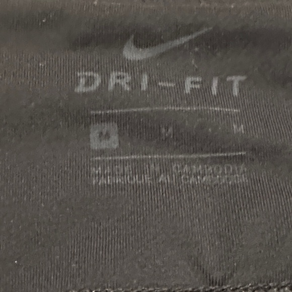 Nike Womens Pull On Dri-Fit Joggers with Silver Reflective Black Stripes Size M - Picture 5 of 7